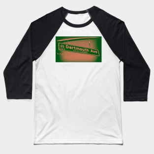 Dartmouth Avenue, WATERMELONI, Claremont, California by Mistah Wilson Baseball T-Shirt